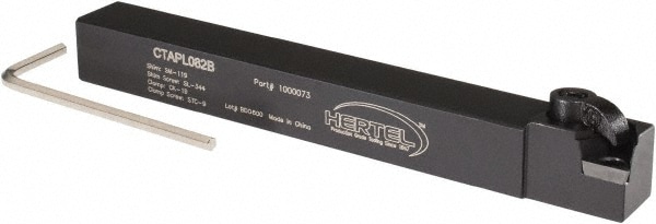 Hertel 1000073 LH CTAP 0° Positive Rake Indexable Turning Toolholder Image