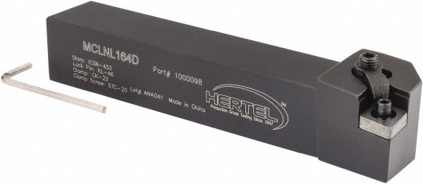 Hertel 1000098 LH MCLN Negative Rake Indexable Turning Toolholder Image