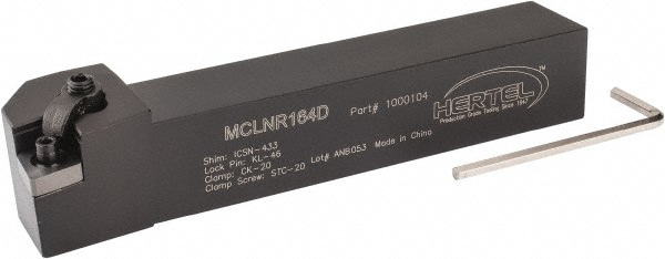 RH MCLN Negative Rake Indexable Turning Toolholder