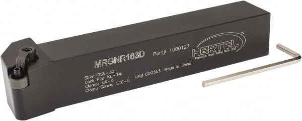 Hertel 1000127 RH MRGN -5° Negative Rake Indexable Turning Toolholder 