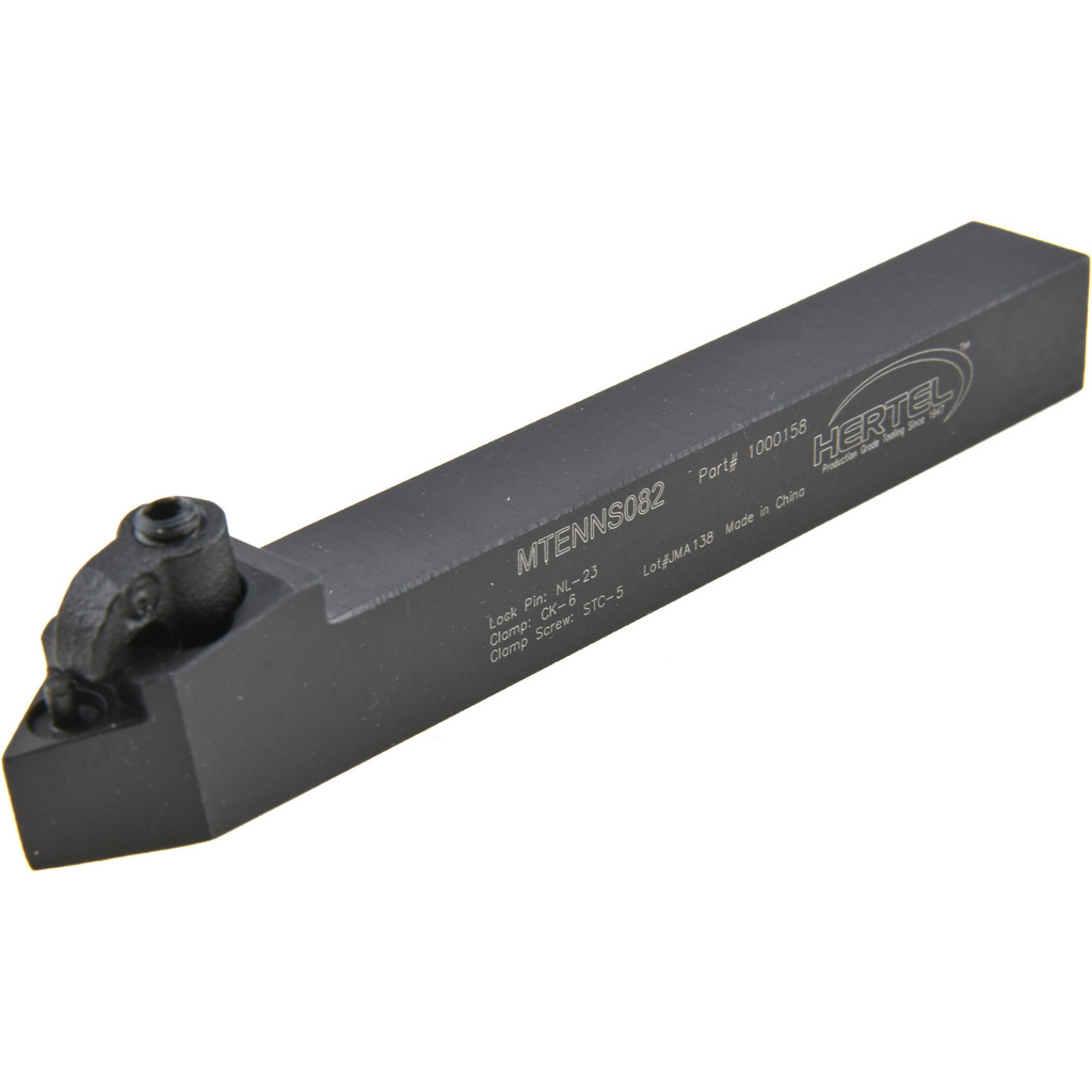Indexable Turning Toolholder: MTENNS082 1/2" SHANK, Clamp & Screw
