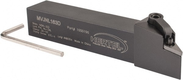 Hertel 1000196 LH MVJN Negative Rake Indexable Turning Toolholder 