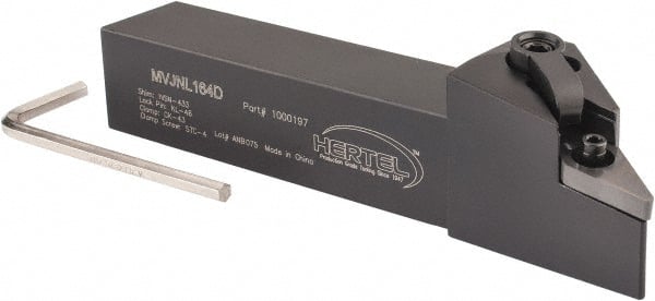 Hertel 1000197 LH MVJN Negative Rake Indexable Turning Toolholder 