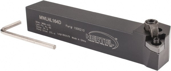 Hertel 1000210 LH MWLN -5° Negative Rake Indexable Turning Toolholder 