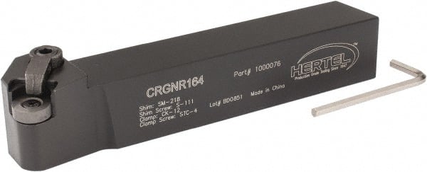 Hertel 1000076 RH CRGN -5° Negative Rake Indexable Turning Toolholder 