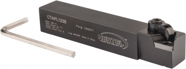 Hertel 1000077 LH CTAP 0° Neutral Rake Indexable Turning Toolholder Image