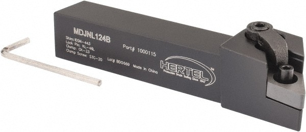 Hertel 1000115 LH MDJN Negative Rake Indexable Turning Toolholder Image