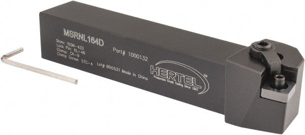 Hertel 1000132 LH MSRN Negative Rake Indexable Turning Toolholder 