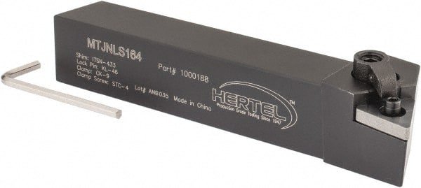 Hertel 1000188 LH MTJN Negative Rake Indexable Turning Toolholder 