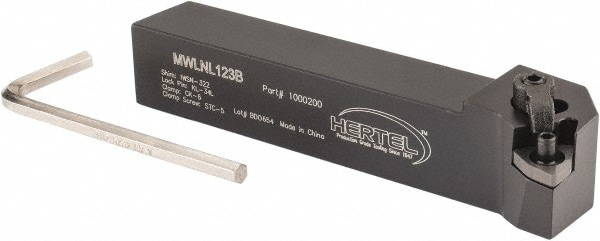 Hertel 1000200 LH MWLN -5° Negative Rake Indexable Turning Toolholder Image