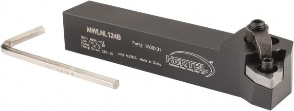 Hertel 1000201 LH MWLN -5° Negative Rake Indexable Turning Toolholder 