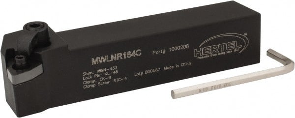 Hertel 1000208 RH MWLN -5° Negative Rake Indexable Turning Toolholder 