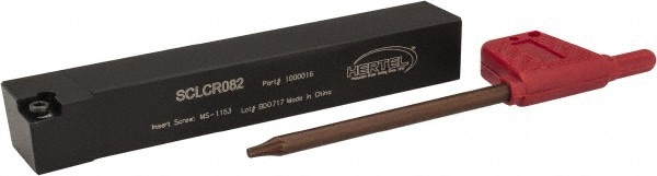 Hertel 1000016 RH SCLC Neutral Rake Indexable Turning Toolholder Image