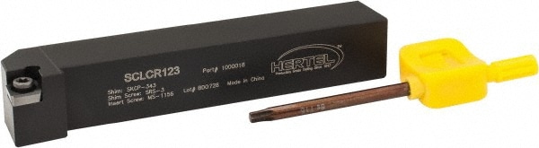 Hertel 1000018 RH SCLC Neutral Rake Indexable Turning Toolholder Image