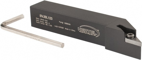 Hertel 1000045 LH SVJB Neutral Rake Indexable Turning Toolholder Image