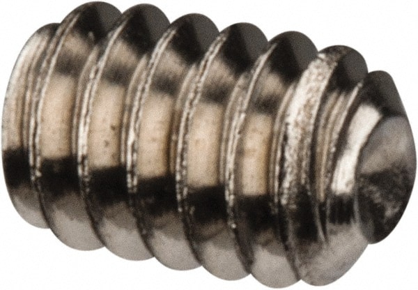 Value Collection R40342489 Set Screw: #2-56 x 1/8", Cup Point, Stainless Steel, Grade 18-8 Image