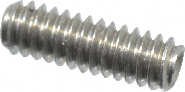 Value Collection R40314124 Set Screw: #0-80 x 3/16", Cup Point, Stainless Steel, Grade 18-8 Image