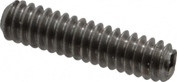 Value Collection R40314160 Set Screw: #0-80 x 1/4", Cup Point, Stainless Steel, Grade 18-8 Image