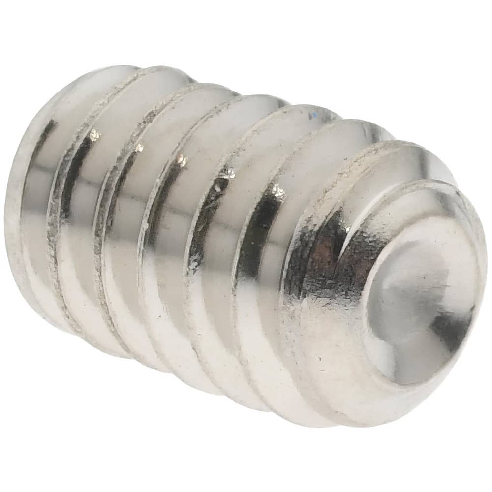 Value Collection - Set Screw: 1/4-20 x 3/8″, Cup Point, Stainless