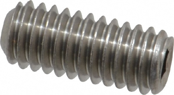 Value Collection R40321431 Set Screw: 5/16-18 x 3/4", Cup Point, Stainless Steel, Grade 18-8 Image