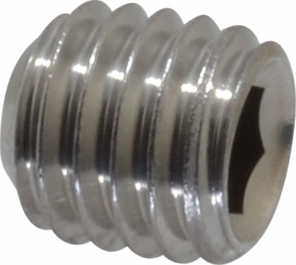 Value Collection R40324409 Set Screw: 1/2-13 x 1/2", Cup Point, Stainless Steel, Grade 18-8 Image