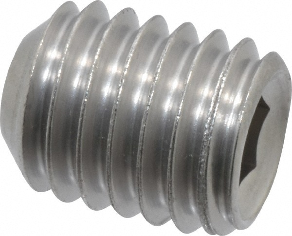 Value Collection R40324463 Set Screw: 1/2-13 x 5/8", Cup Point, Stainless Steel, Grade 18-8 Image