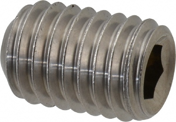 Value Collection R40324430 Set Screw: 1/2-13 x 3/4", Cup Point, Stainless Steel, Grade 18-8 Image