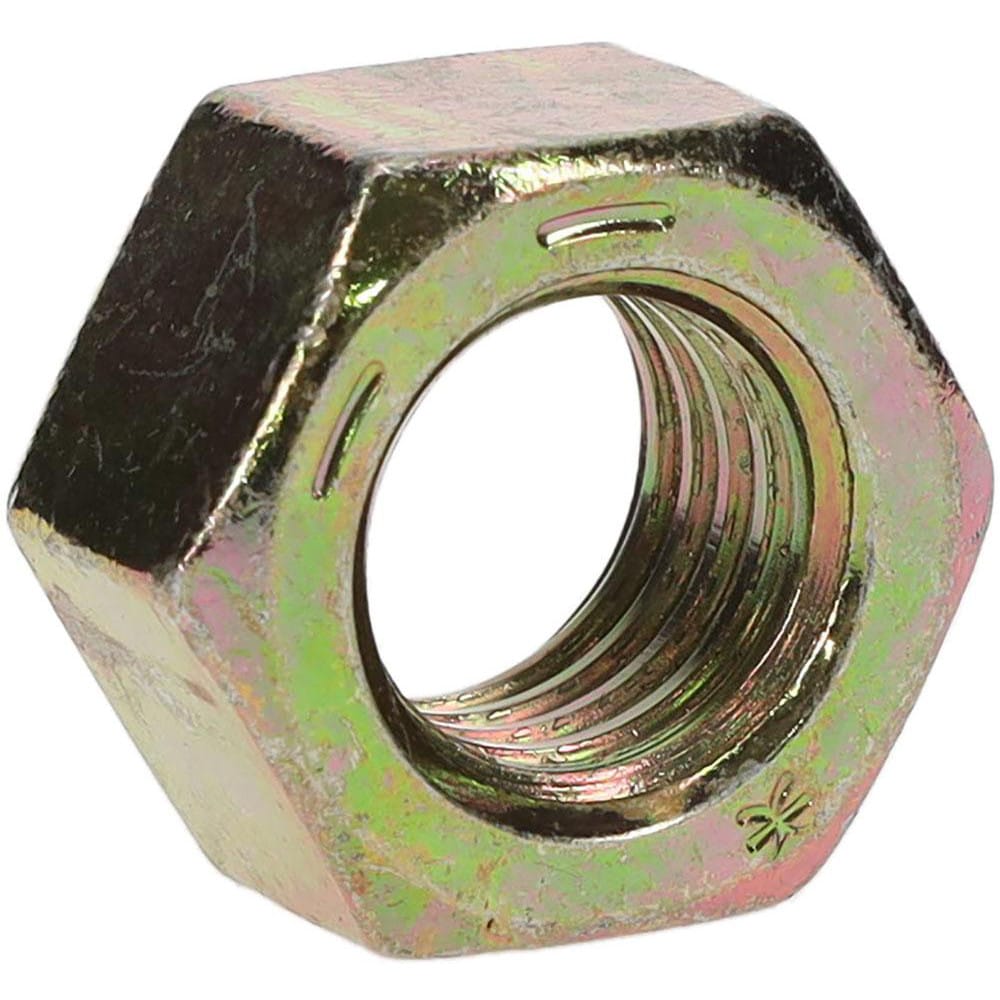 Value Collection - Hex Nut: 5/8-11, Grade 8 Steel, Zinc Yellow Dichromate  Finish - 05724463 - MSC Industrial Supply