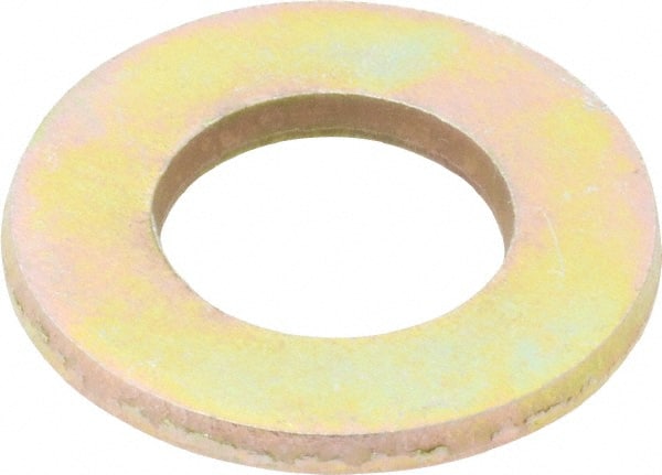 2/" Square Flat Washer Yellow Zinc Plated Steel 0.7/" ID 1//4/" Thick 5//8/" Bolt