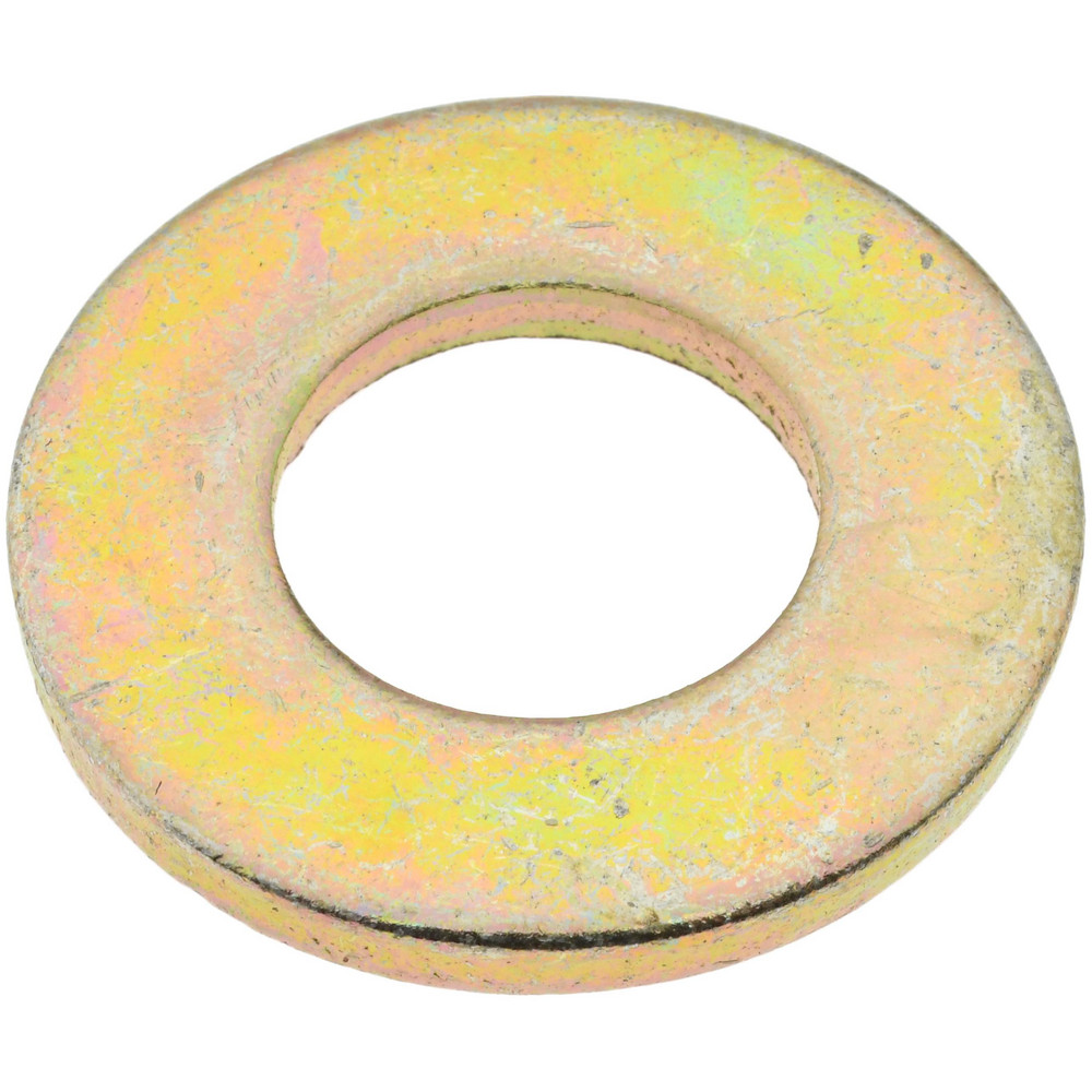 Value Collection 1/2" Screw SAE Flat Washer Steel, Zinc Yellow