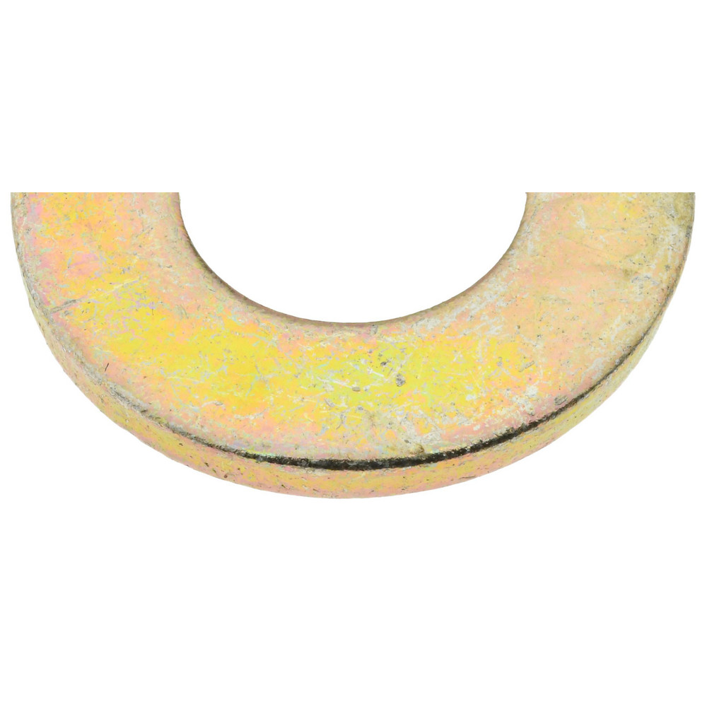350) Hardened 1/2 Flat Washer F436 SAE Grade 8 - Yellow Znc Plated