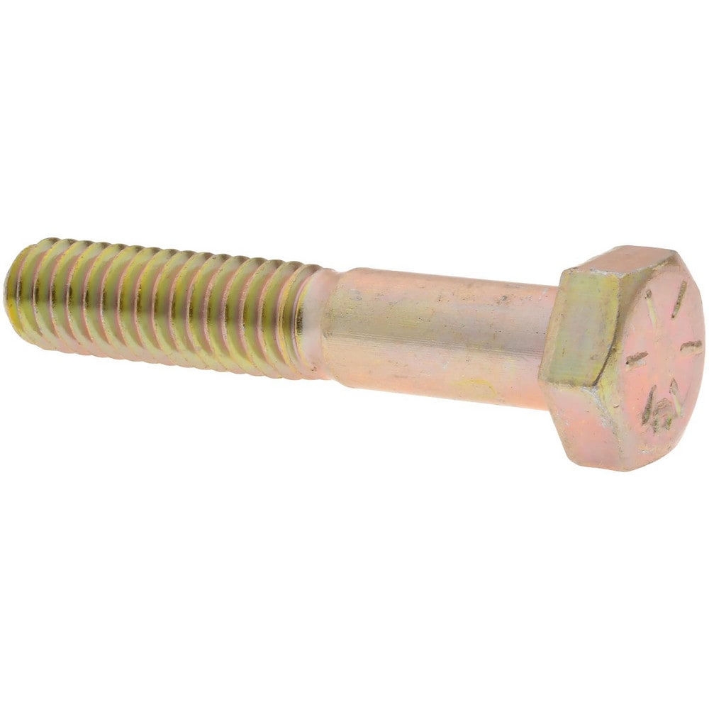 Made in USA - Hex Head Cap Screw: 5/16-18 x 1-3/4″, Grade 8 Steel