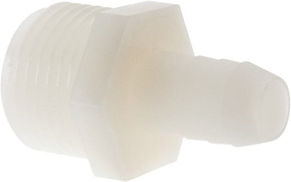 Garden Hose Adapter: Male Hose to Barb, 3/4" MGHT, Nylon