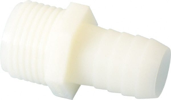 Garden Hose Adapter: Male Hose to Barb, 3/4" MGHT, Nylon