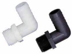 Garden Hose Fitting: Male Hose to Barb, 3/4" MGHT, Nylon