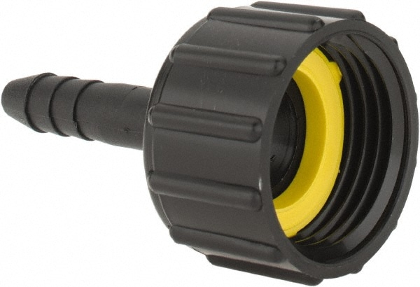 Garden Hose Adapter: Female Hose to Barb, 3/4" FGHT, Polypropylene