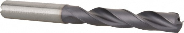 Kennametal 2658223 Jobber Length Drill Bit: 0.368" Dia, 140 °, Solid Carbide Image