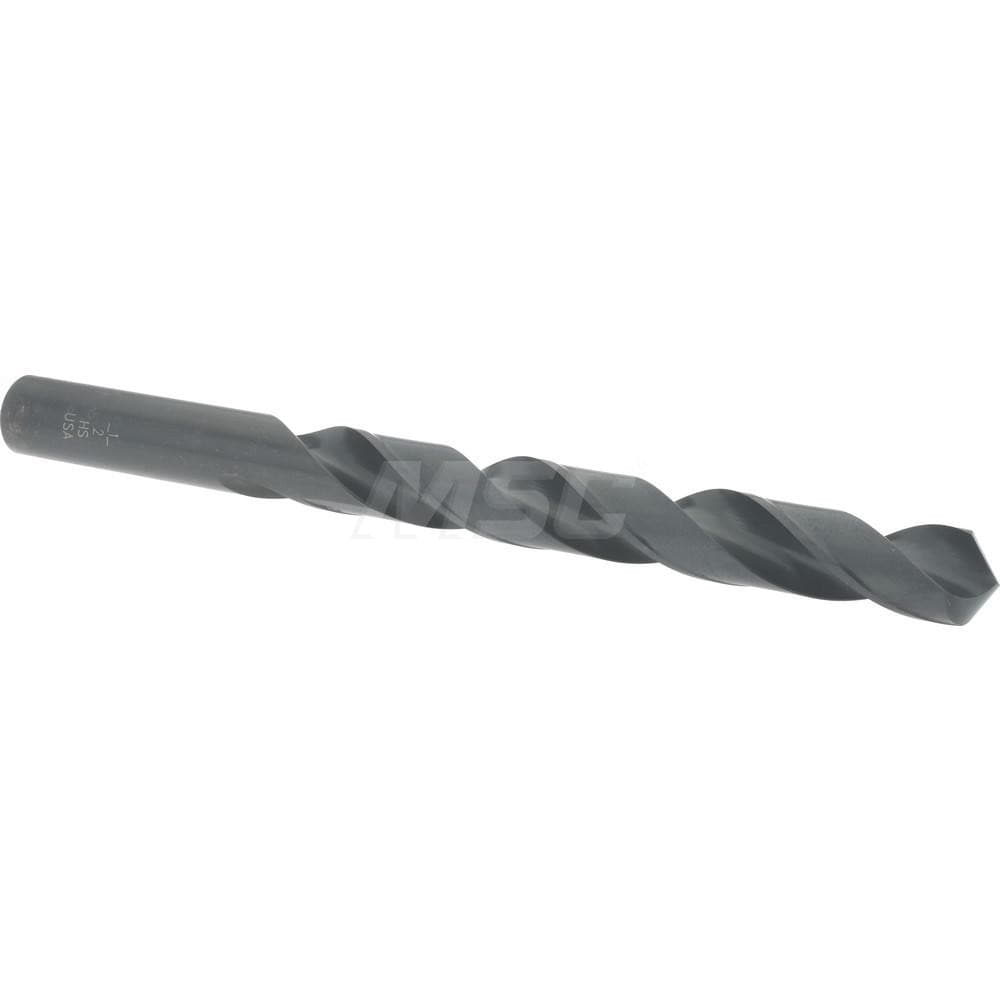 Jobber Length Drill Bit: 1/2" Dia, 118 °, High Speed Steel