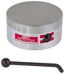 Suburban Tool RMC9 Standard Pole Round Permanent Magnetic Rotary Chuck 