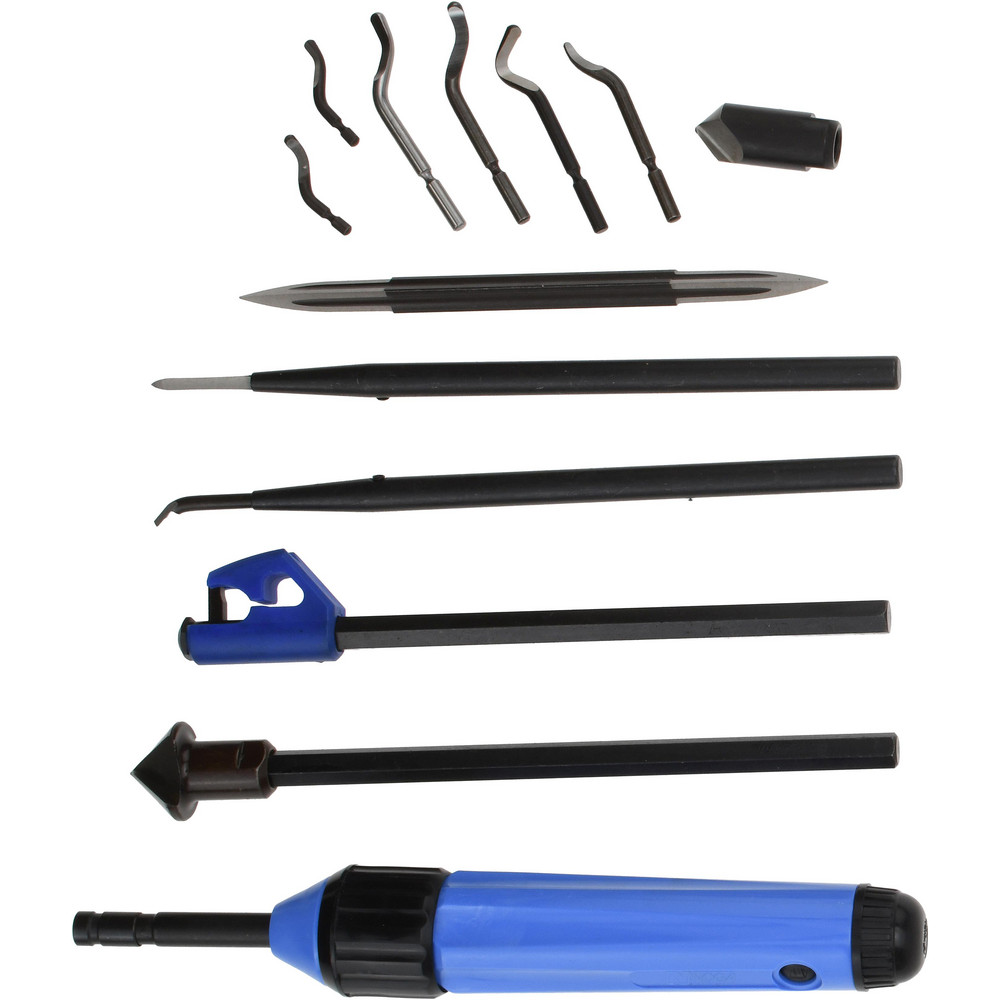 Noga - Hand Deburring Tool Set: 18 Pc, High Speed Steel | MSC Direct