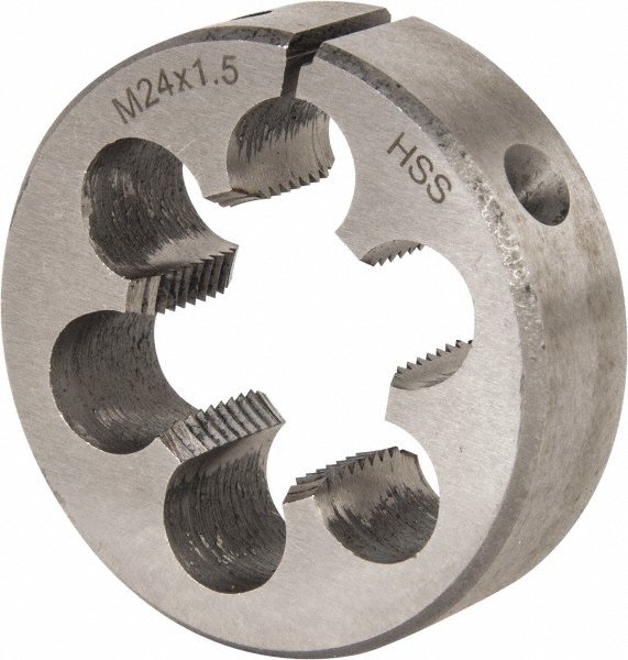 Value Collection 314-1840 Round Die: M24 x 1.5, 2" OD, High Speed Steel Image