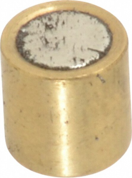 1/4" Diam x 1/4" High, 0.63 Lb Average Pull Force, 1-1/4 Lb Max Pull Force, Neodymium Rare Earth Shielded Magnet