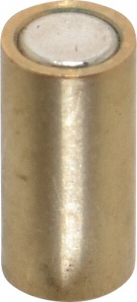 1/4" Diam x 1/2" High, 0.75 Lb Average Pull Force, 1-1/2 Lb Max Pull Force, Neodymium Rare Earth Shielded Magnet