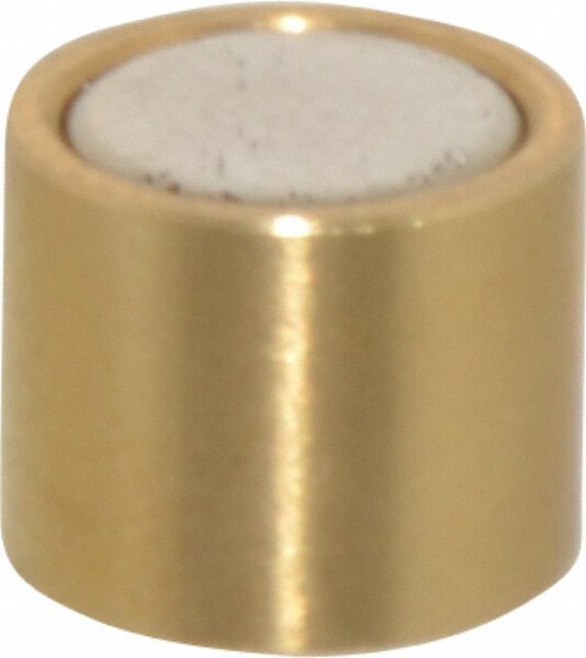 5/16" Diam x 1/4" High, 1 Lb Average Pull Force, 2 Lb Max Pull Force, Neodymium Rare Earth Shielded Magnet
