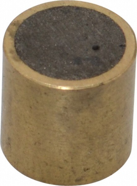 3/8" Diam x 3/8" High, 2-1/2 Lb Average Pull Force, 5 Lb Max Pull Force, Neodymium Rare Earth Shielded Magnet