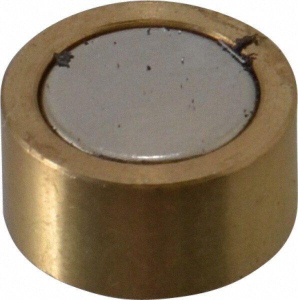 1/2" Diam x 1/4" High, 2.13 Lb Average Pull Force, 4-1/4 Lb Max Pull Force, Neodymium Rare Earth Shielded Magnet