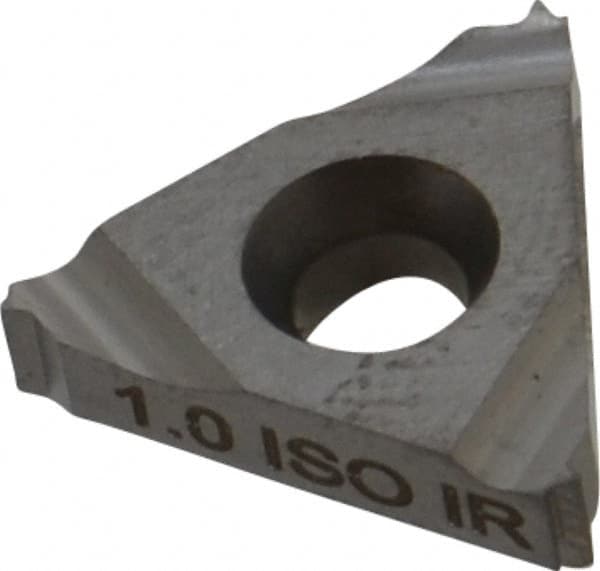 Laydown Threading Insert: 16 IR 1.0 ISO P30, Solid Carbide