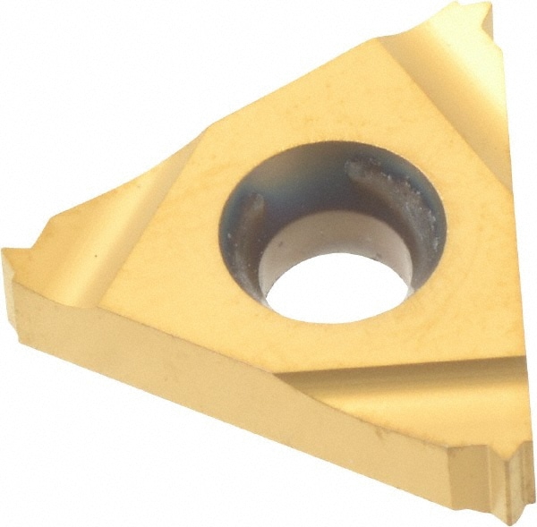 Laydown Threading Insert: 16 ER 27 NPTF BXC, Solid Carbide