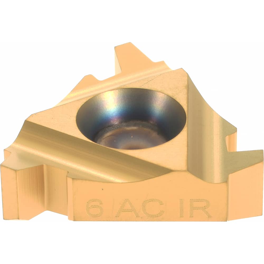 I.C.: 1/2 ACME Threading Inserts Pitch: 6 TPI Length: 22mm Internal 22 IR6 ACME MXC Pack of 5 inserts. 