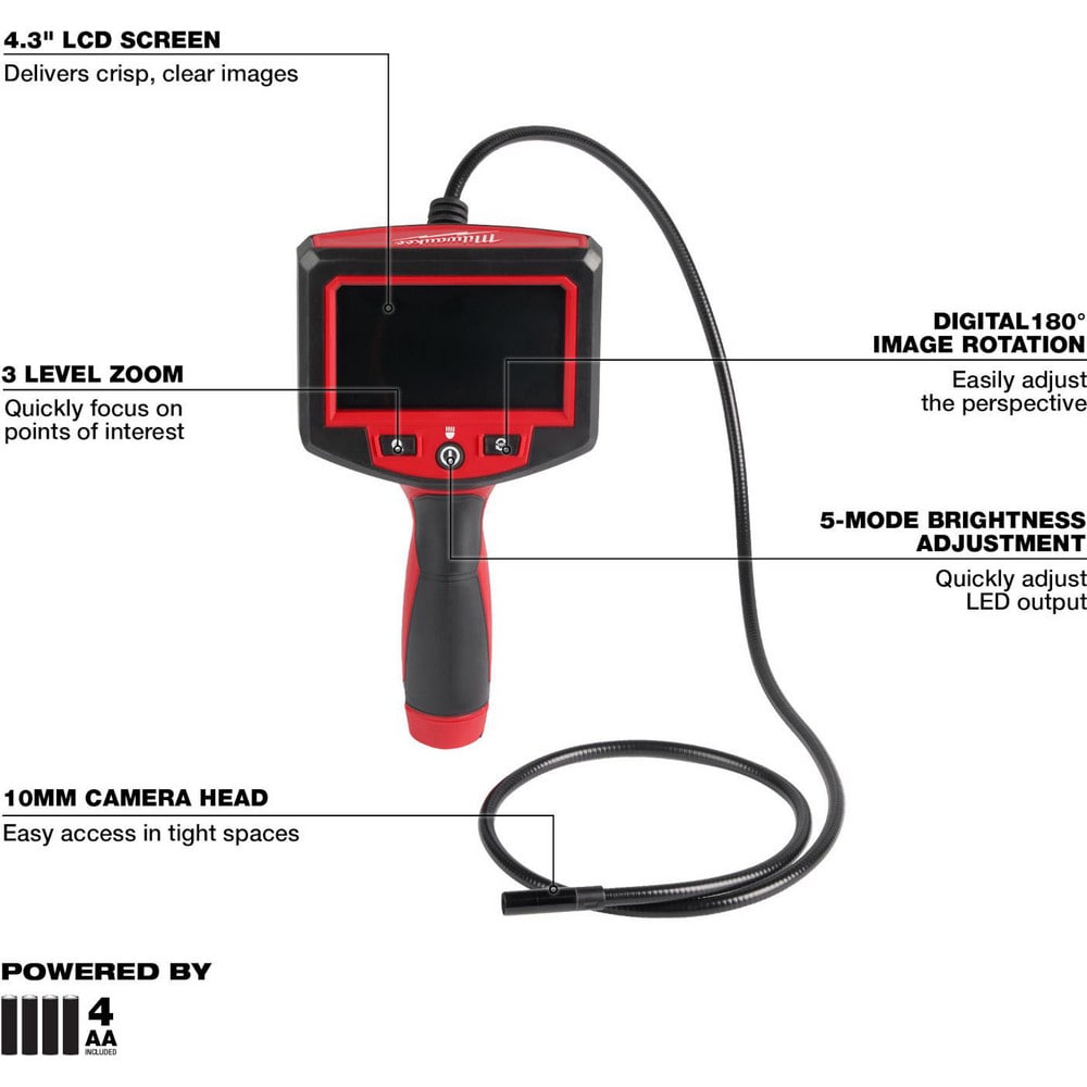 Milwaukee Tool - Borescopes & Borescope Kits; Borescope Type ...